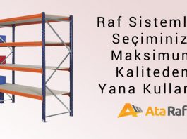 Raf sistemleri uygun fiyatlar